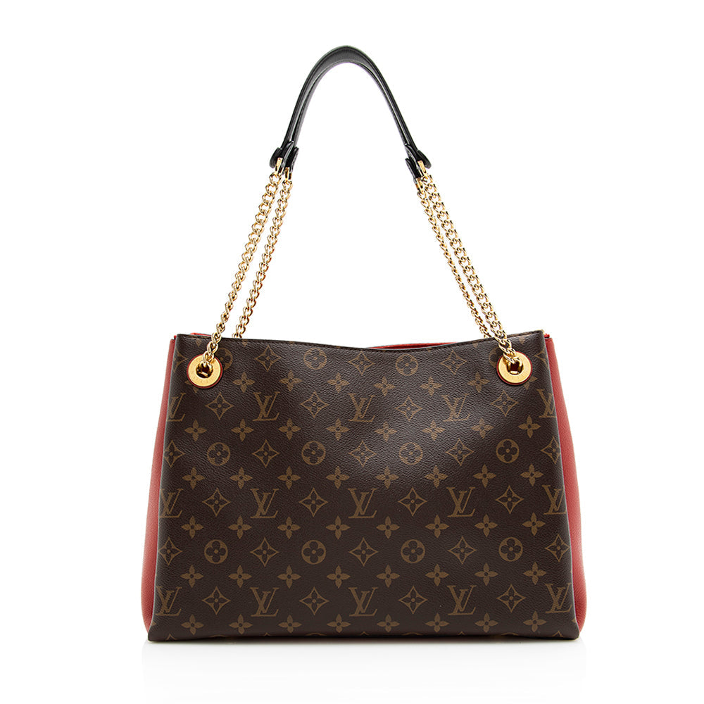 Louis Vuitton Monogram Canvas Surene MM Tote (SHF-19725)