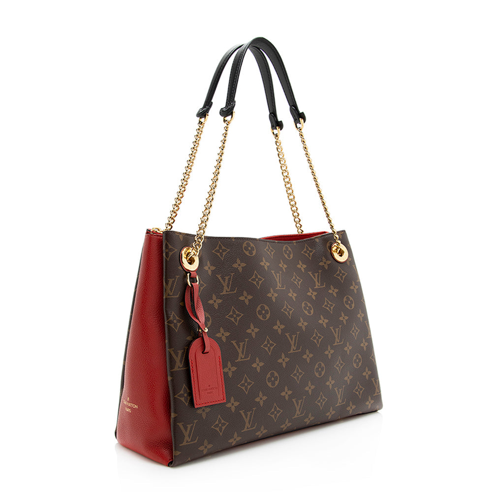 Louis Vuitton Monogram Canvas Surene MM Tote (SHF-19725)