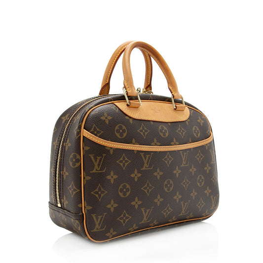Louis Vuitton Monogram Canvas Trouville Satchel (SHF-20769)