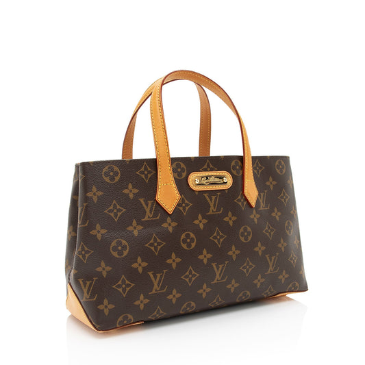 Louis Vuitton Monogram Canvas Wilshire PM Tote (SHF-rZJpDz)