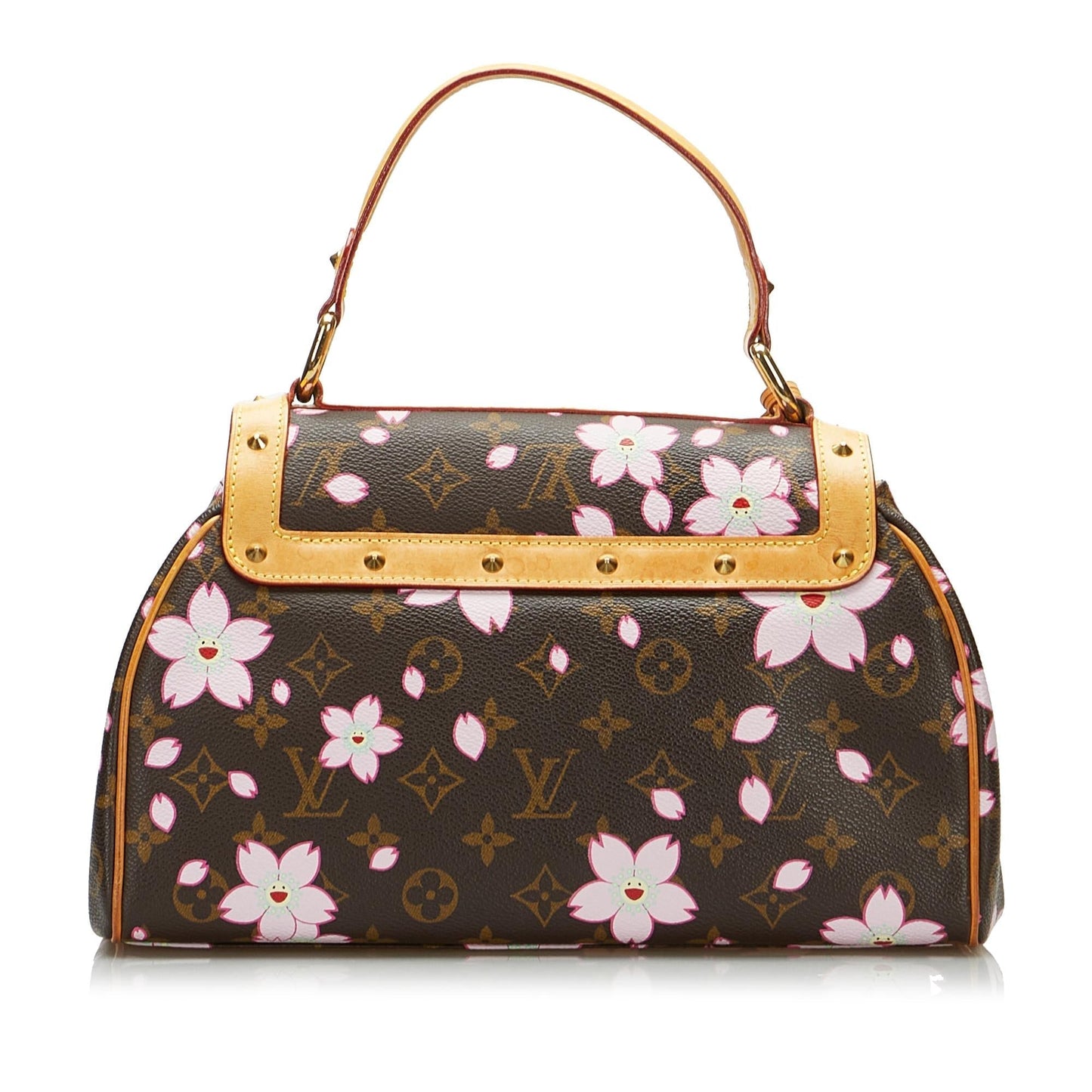 Louis Vuitton Monogram Cherry Blossom Sac Retro Takashi Murakami (SHG-CSyakF)
