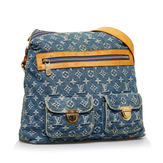 Louis Vuitton Monogram Denim Baggy GM (SHG-d9dmwb)