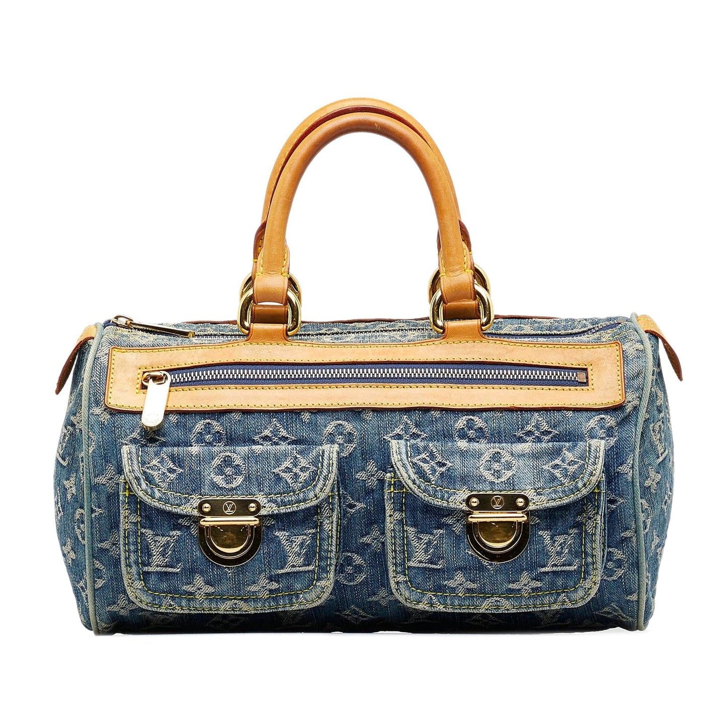 Louis Vuitton Monogram Denim Neo Speedy 30 (SHG-zrHFSO)