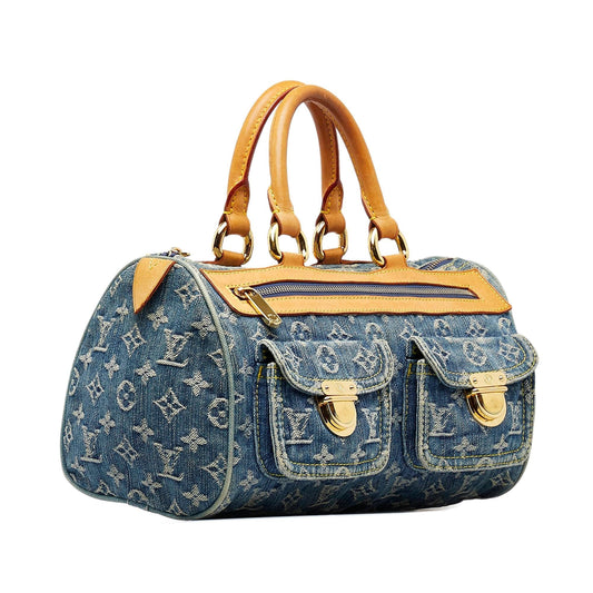 Louis Vuitton Monogram Denim Neo Speedy 30 (SHG-zrHFSO)
