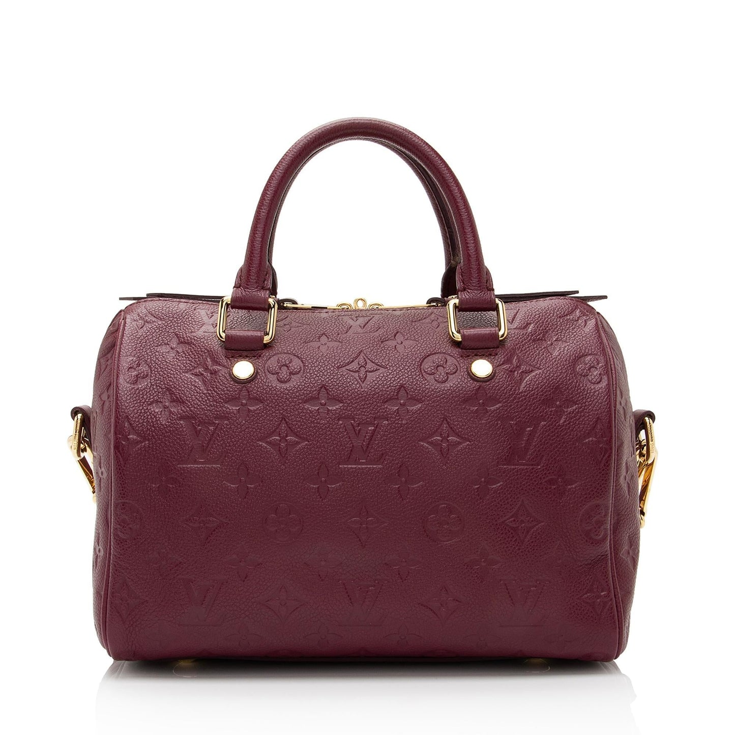 Louis Vuitton Monogram Empreinte Speedy Bandouliere 25 Satchel (SHF-7YVpMd)