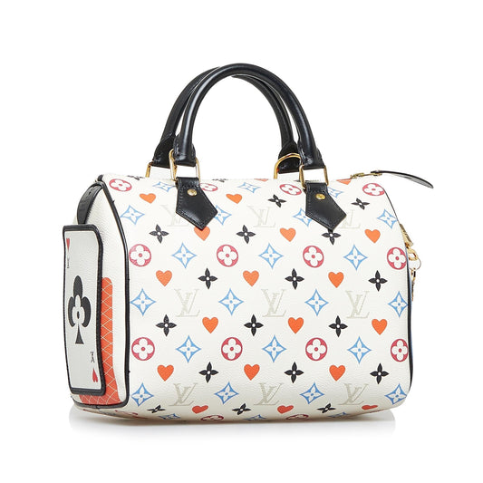 Louis Vuitton Monogram Game On Speedy Bandouliere 25 (SHG-G6gb36)