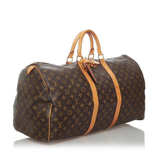 Louis Vuitton Monogram Keepall 55 (SHG-29855)