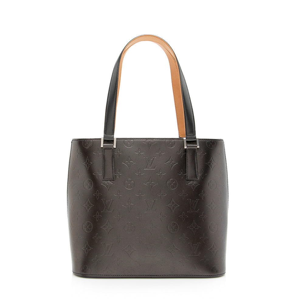 Louis Vuitton Monogram Mat Stockton Tote (SHF-17777)