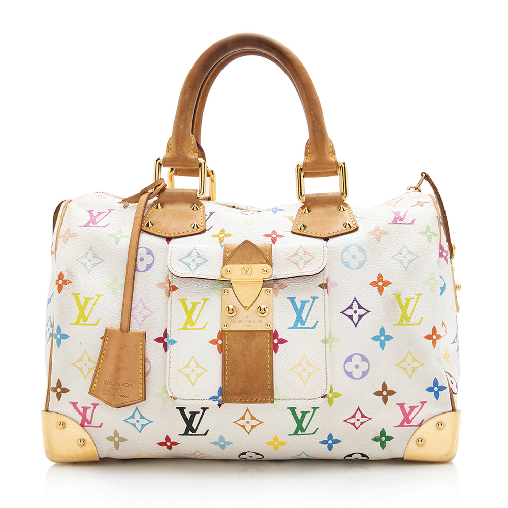 Louis Vuitton Monogram Multicolore Speedy 30 Satchel - FINAL SALE (SHF-17866)