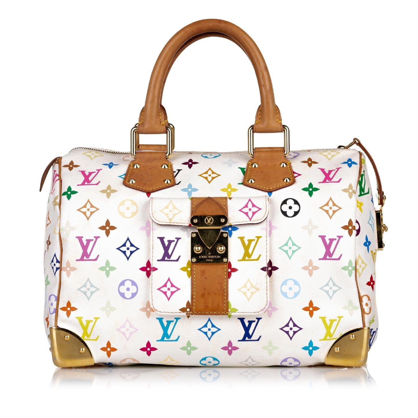 Louis Vuitton Monogram Multicolore Speedy 30 (SHG-36316)