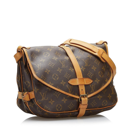Louis Vuitton Monogram Saumur 30 (SHG-36942)