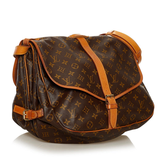 Louis Vuitton Monogram Saumur 35 (SHG-34595)