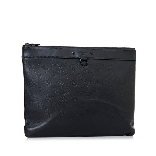 Louis Vuitton Monogram Shadow Discovery Pochette (SHG-v758KB)