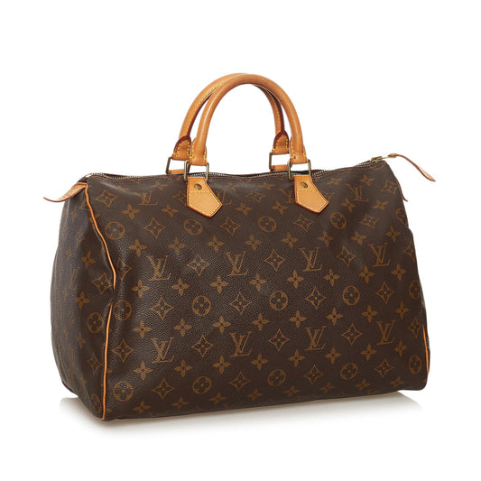 Louis Vuitton Monogram Speedy 35 (SHG-36768)