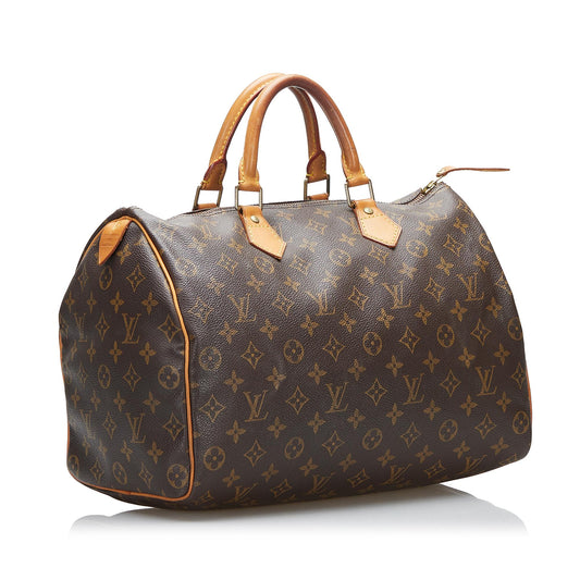 Louis Vuitton Monogram Speedy 35 (SHG-XMYde0)