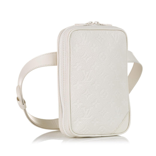 Louis Vuitton Monogram Taurillon Utility Side Belt Bag (SHG-0fvhtN)