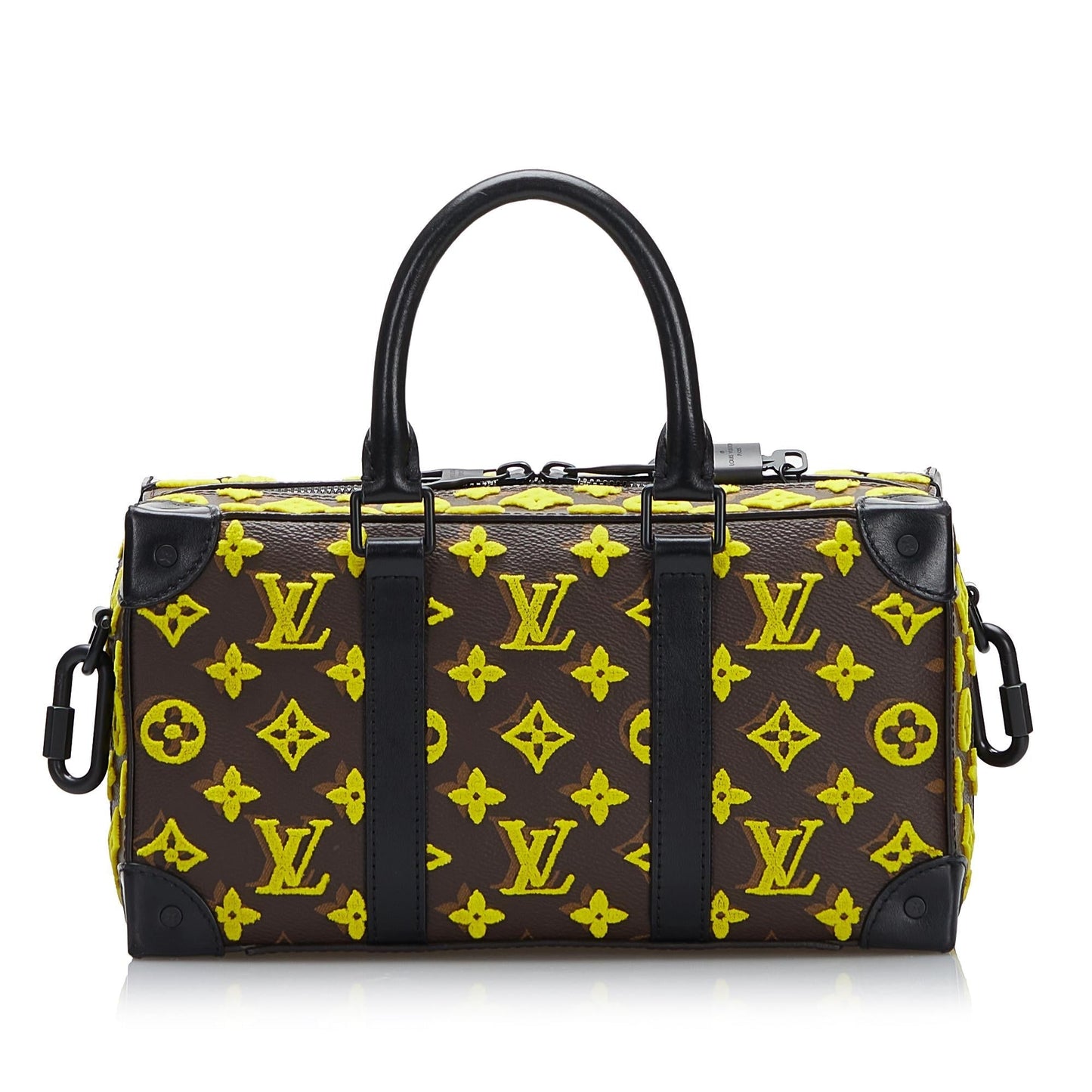 Louis Vuitton Monogram Tuffetage Speedy Trunk (SHG-FDS9bz)