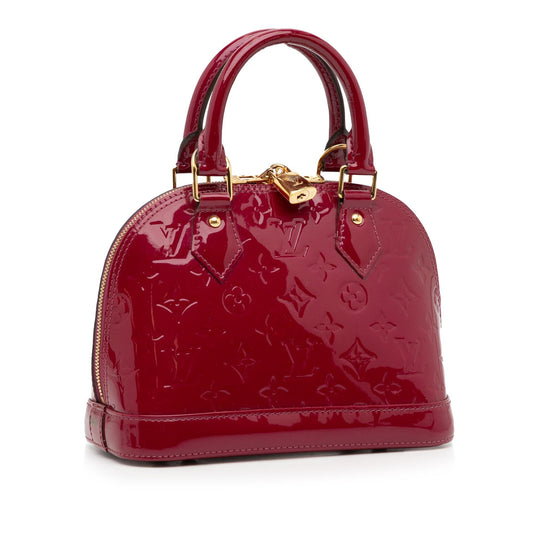 Louis Vuitton Monogram Vernis Alma BB (SHG-Mystay)