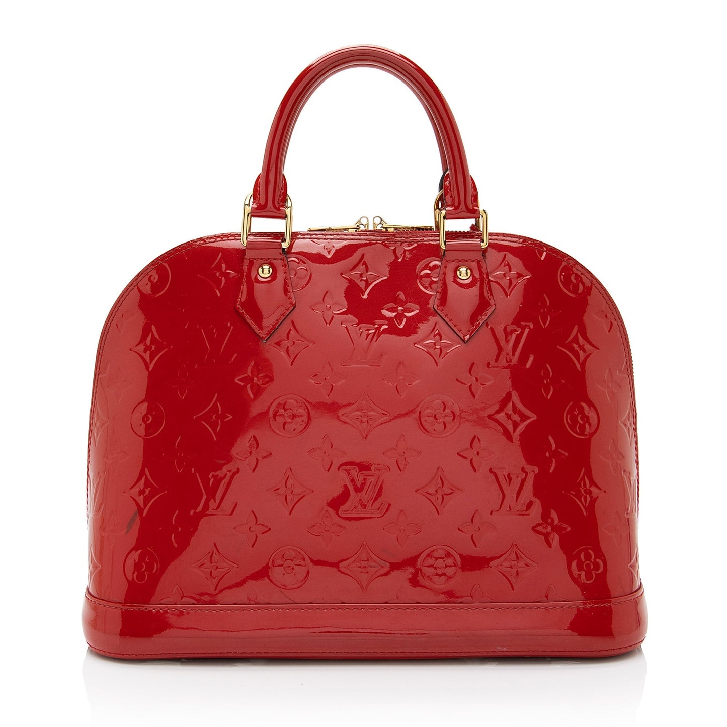Louis Vuitton Monogram Vernis Alma PM Satchel (SHF-N7kVSA)