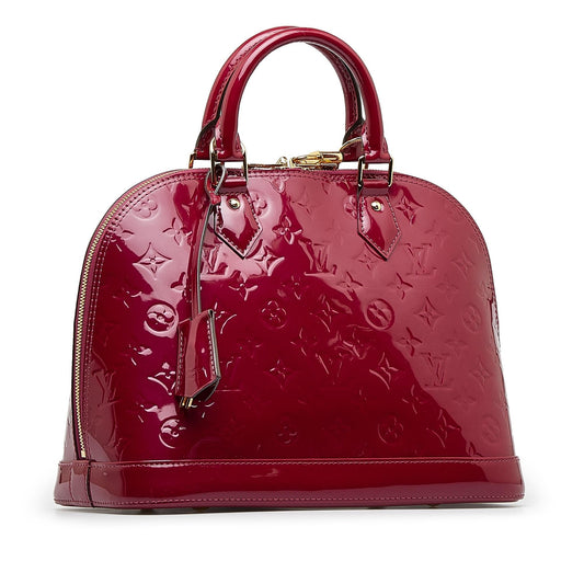 Louis Vuitton Monogram Vernis Alma PM (SHG-fGgxKm)
