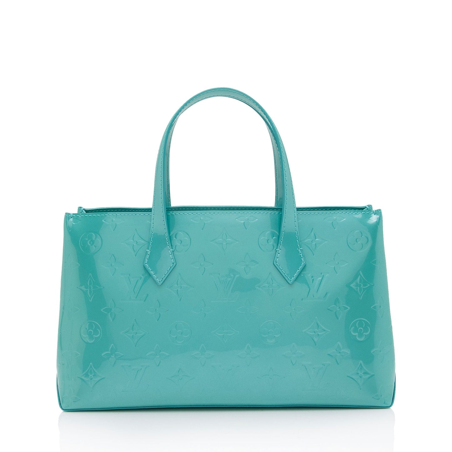 Louis Vuitton Monogram Vernis Wilshire PM Tote (SHF-uxm9NV)