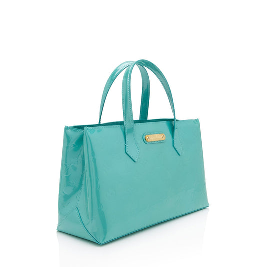 Louis Vuitton Monogram Vernis Wilshire PM Tote (SHF-uxm9NV)