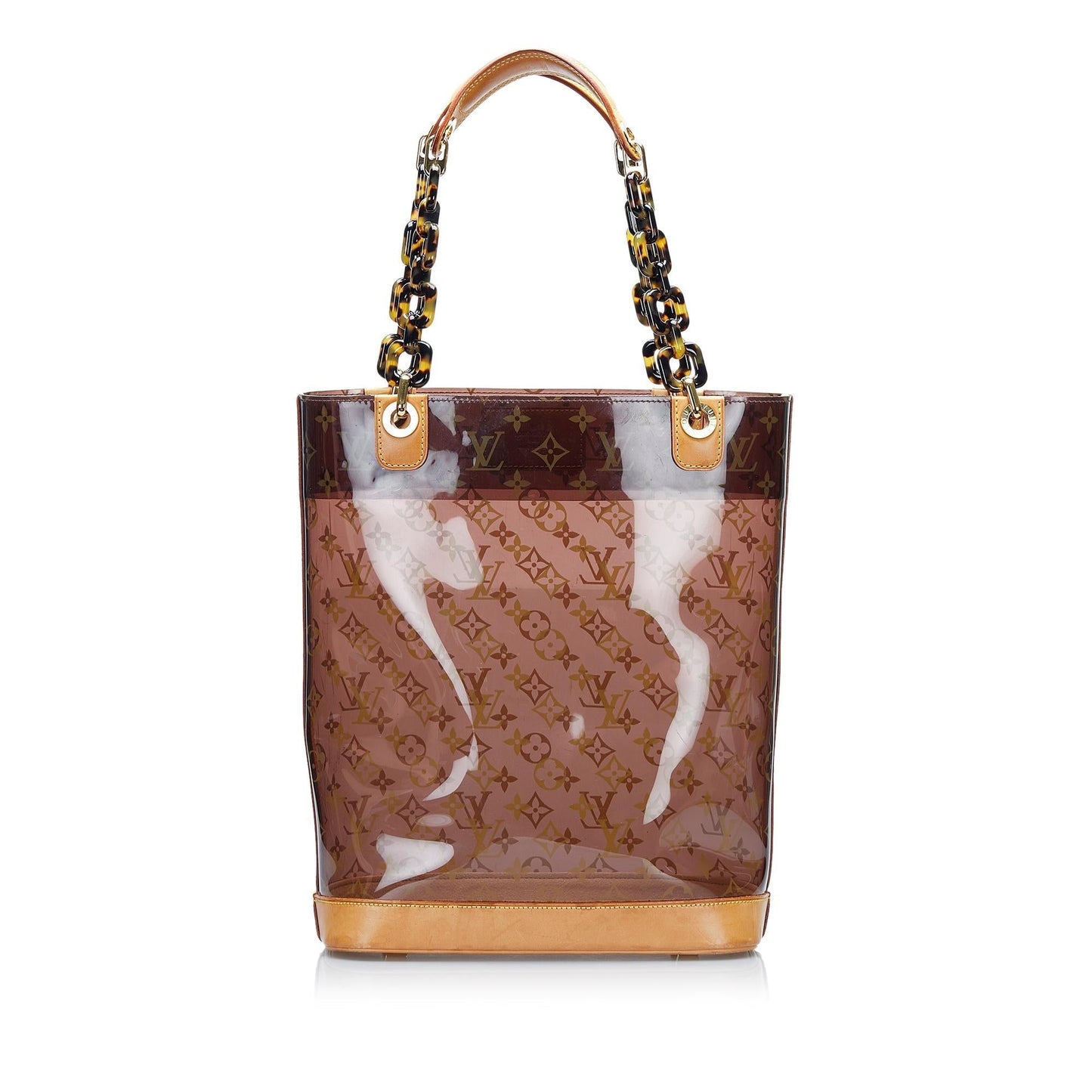 Louis Vuitton Monogram Vinyl Cabas Sac Ambre MM (SHG-KA6Dir)