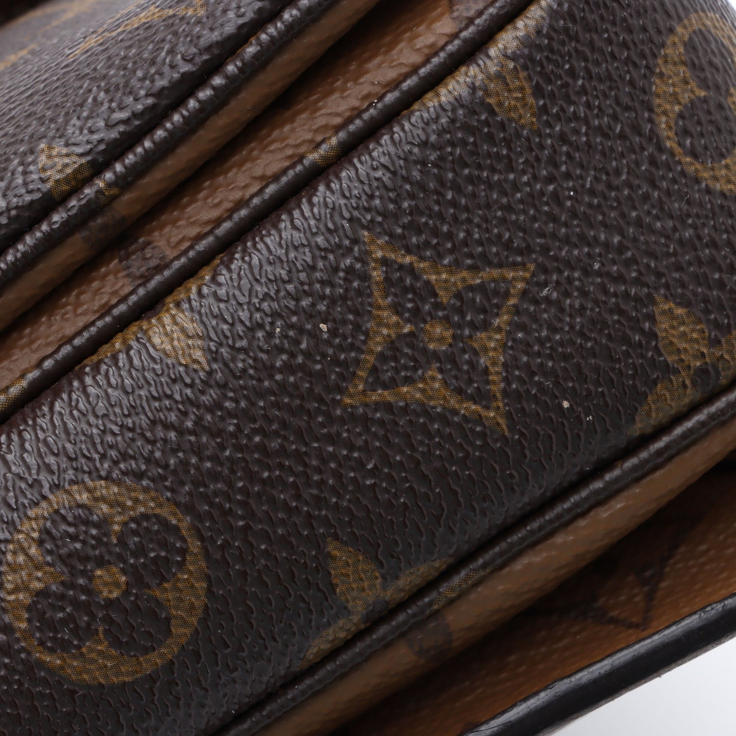 Louis Vuitton Reverse Monogram Pochette Metis Shoulder Bag (SHF-HDehHC)