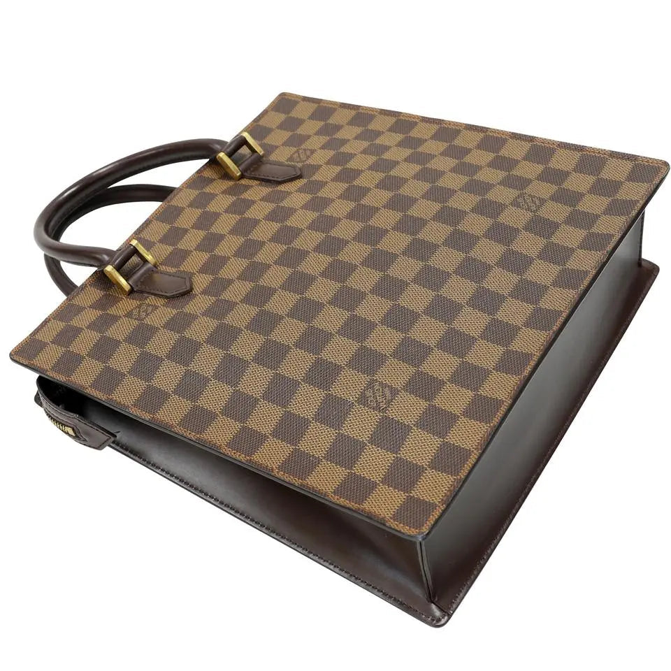Louis Vuitton Sac Plat Venice Damier Ebene Monogram Canvas Crossbody Bag LV-B0526P-0001