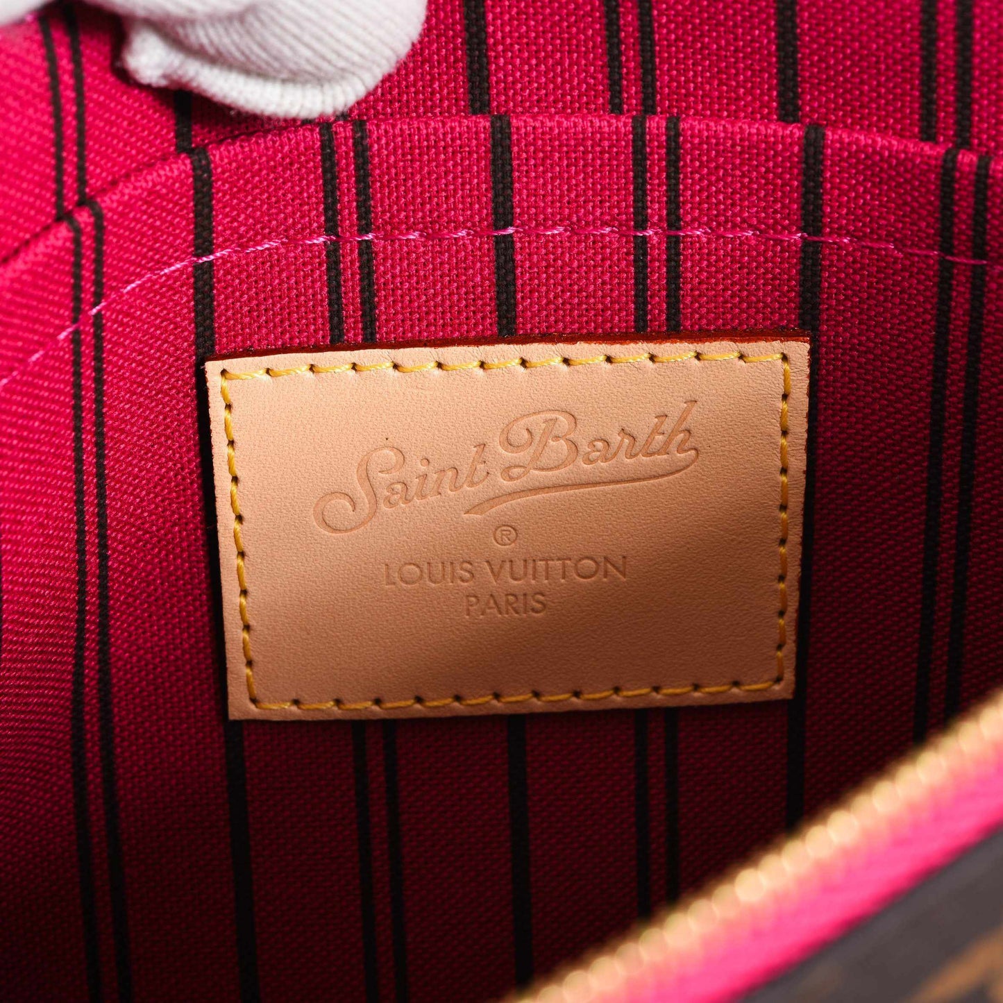 Louis Vuitton Saint Barth Neverfull Rose Ballerine Tote Stunning Limited