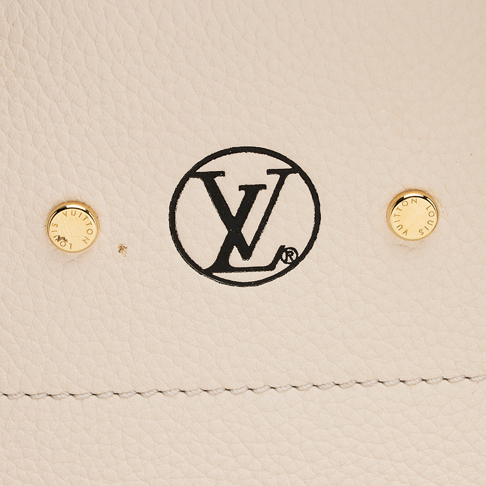 Louis Vuitton Taurillon CIty Steamer MM Tote (SHF-22526)