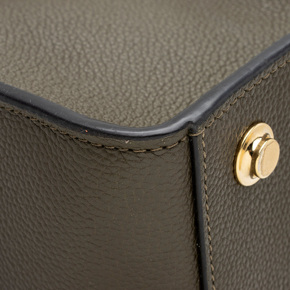 Louis Vuitton Taurillon CIty Steamer MM Tote (SHF-22526)