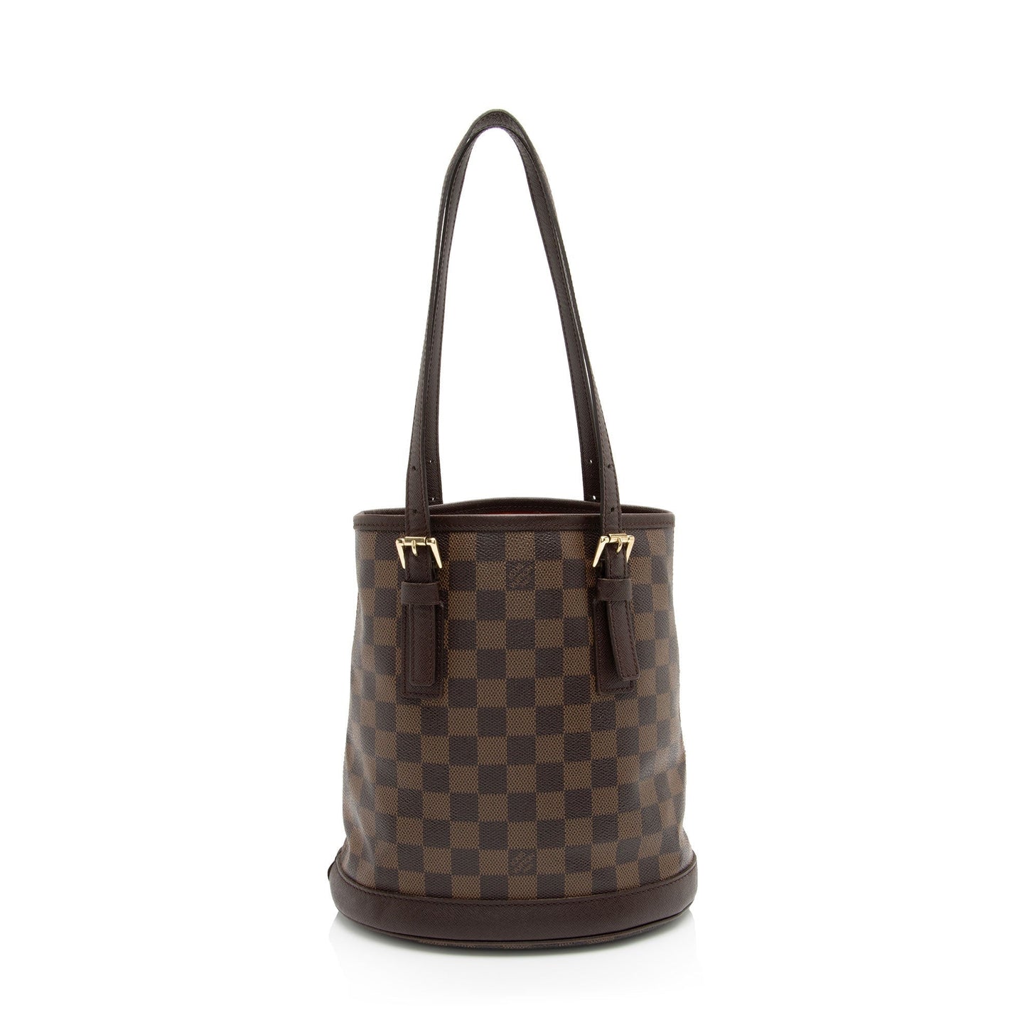 Louis Vuitton Vintage Damier Ebene Marais Bucket Tote (SHF-RnHIWY)
