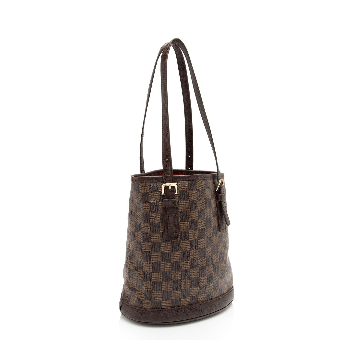 Louis Vuitton Vintage Damier Ebene Marais Bucket Tote (SHF-RnHIWY)