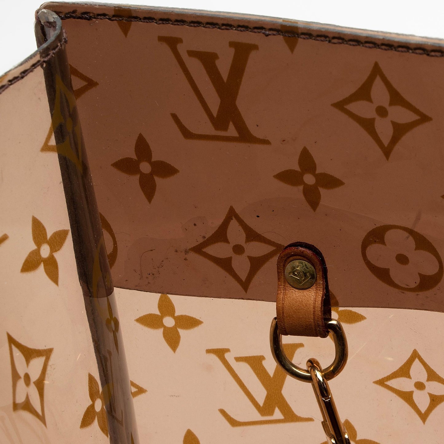 Louis Vuitton Vintage Limited Edition Monogram Vinyl Ambre Cruise Tote (SHF-FfiVXi)