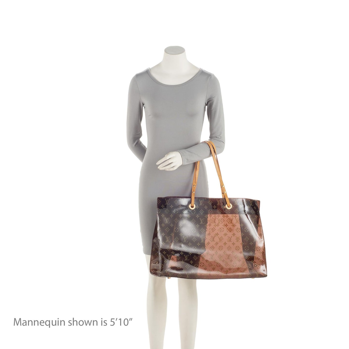 Louis Vuitton Vintage Limited Edition Monogram Vinyl Ambre Cruise Tote (SHF-FfiVXi)