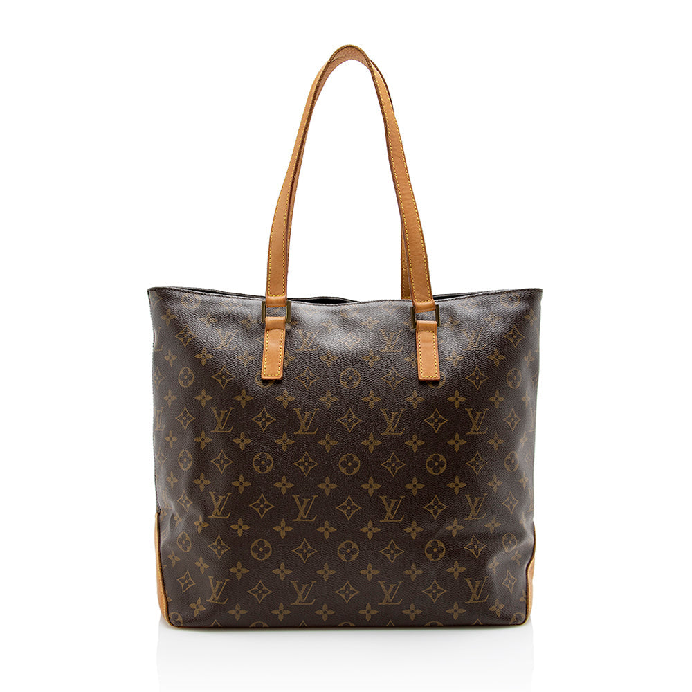 Louis Vuitton Vintage Monogram Canvas Cabas Mezzo Tote (SHF-15326)