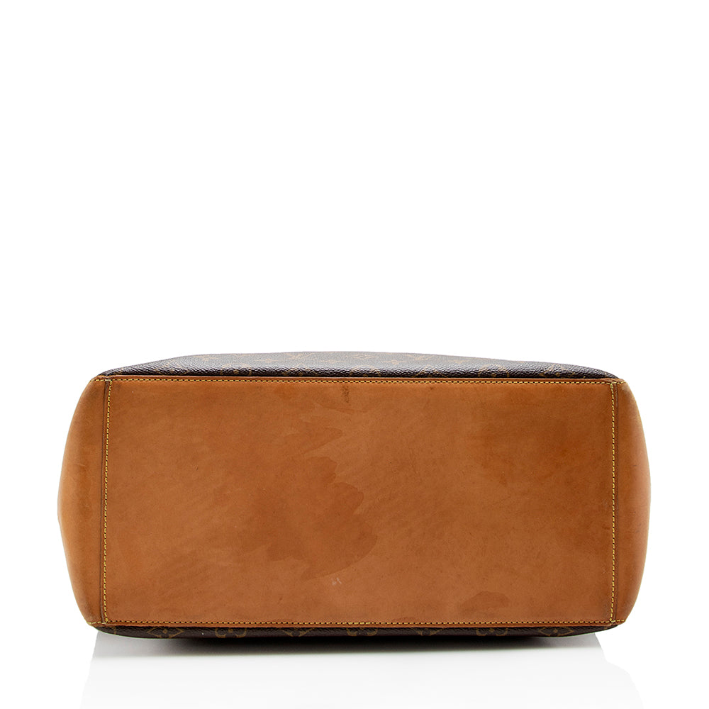 Louis Vuitton Vintage Monogram Canvas Cabas Mezzo Tote (SHF-15326)