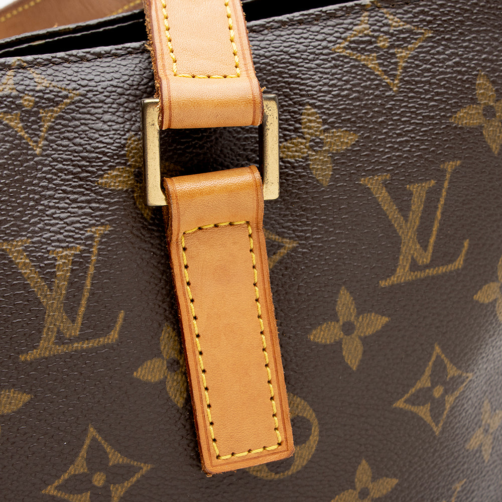 Louis Vuitton Vintage Monogram Canvas Cabas Mezzo Tote (SHF-15326)