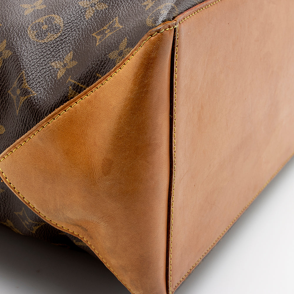 Louis Vuitton Vintage Monogram Canvas Cabas Mezzo Tote (SHF-15326)