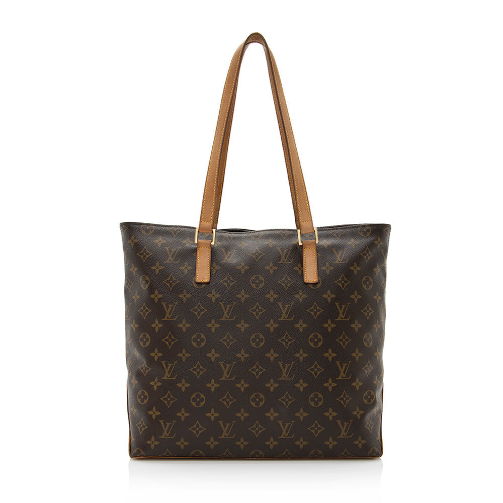 Louis Vuitton Vintage Monogram Canvas Cabas Mezzo Tote (SHF-21400)