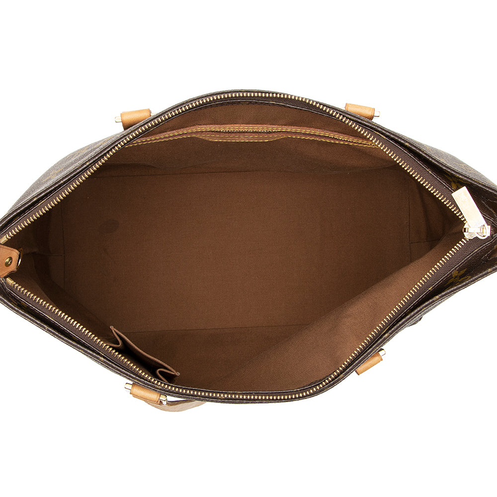 Louis Vuitton Vintage Monogram Canvas Cabas Mezzo Tote (SHF-21400)