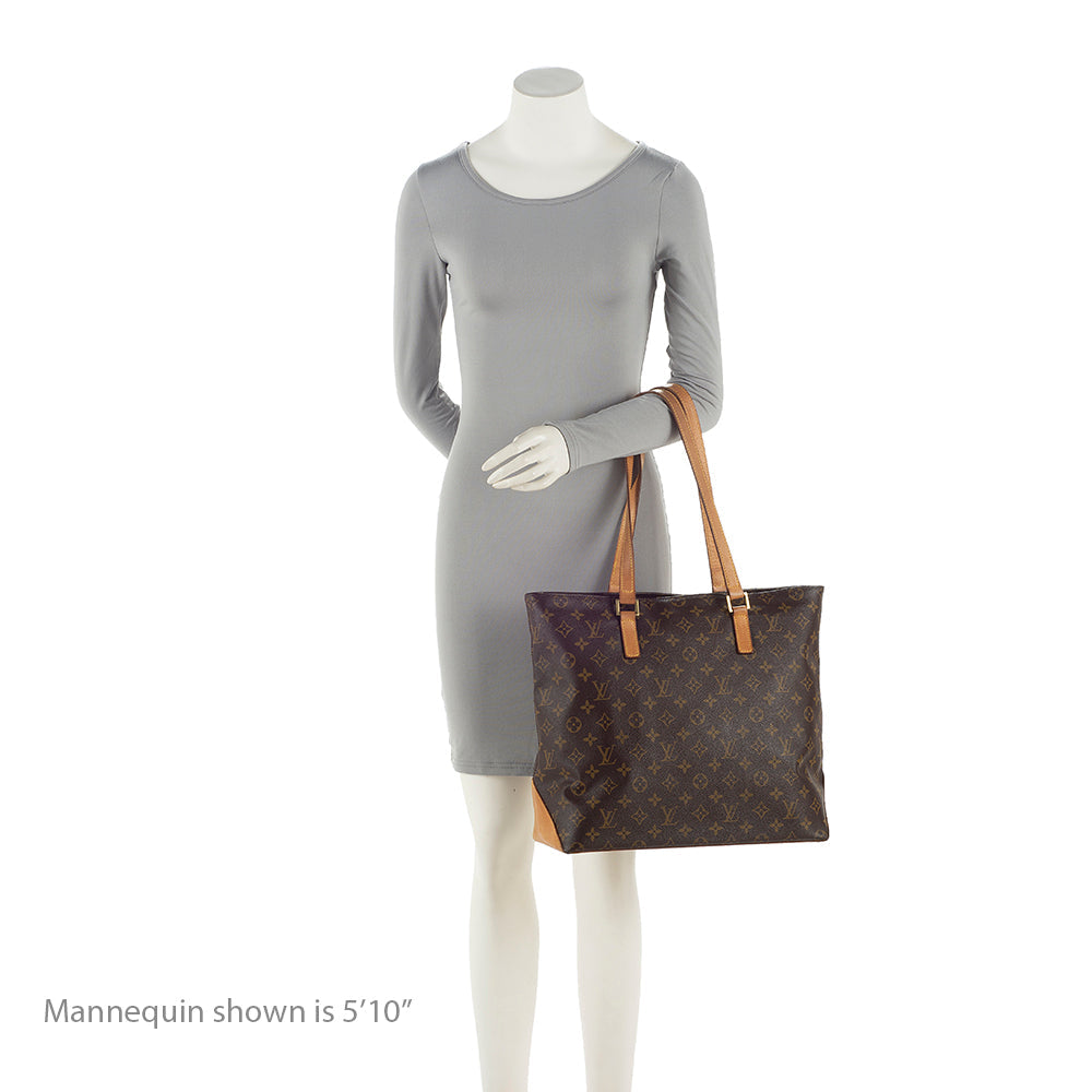 Louis Vuitton Vintage Monogram Canvas Cabas Mezzo Tote (SHF-21400)