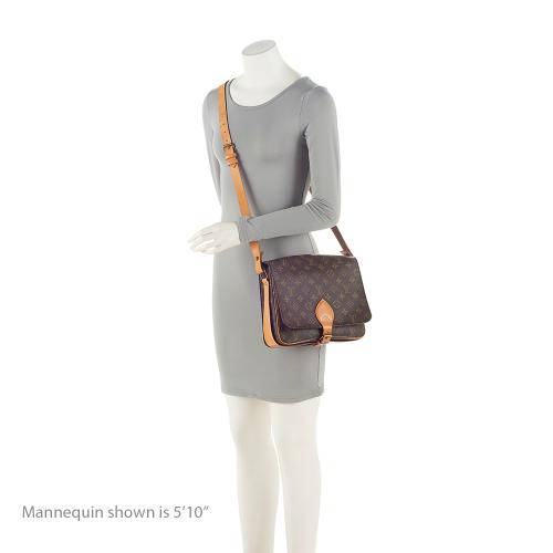 Louis Vuitton Vintage Monogram Canvas Cartouchiere GM Shoulder Bag (SHF-yJImEg)