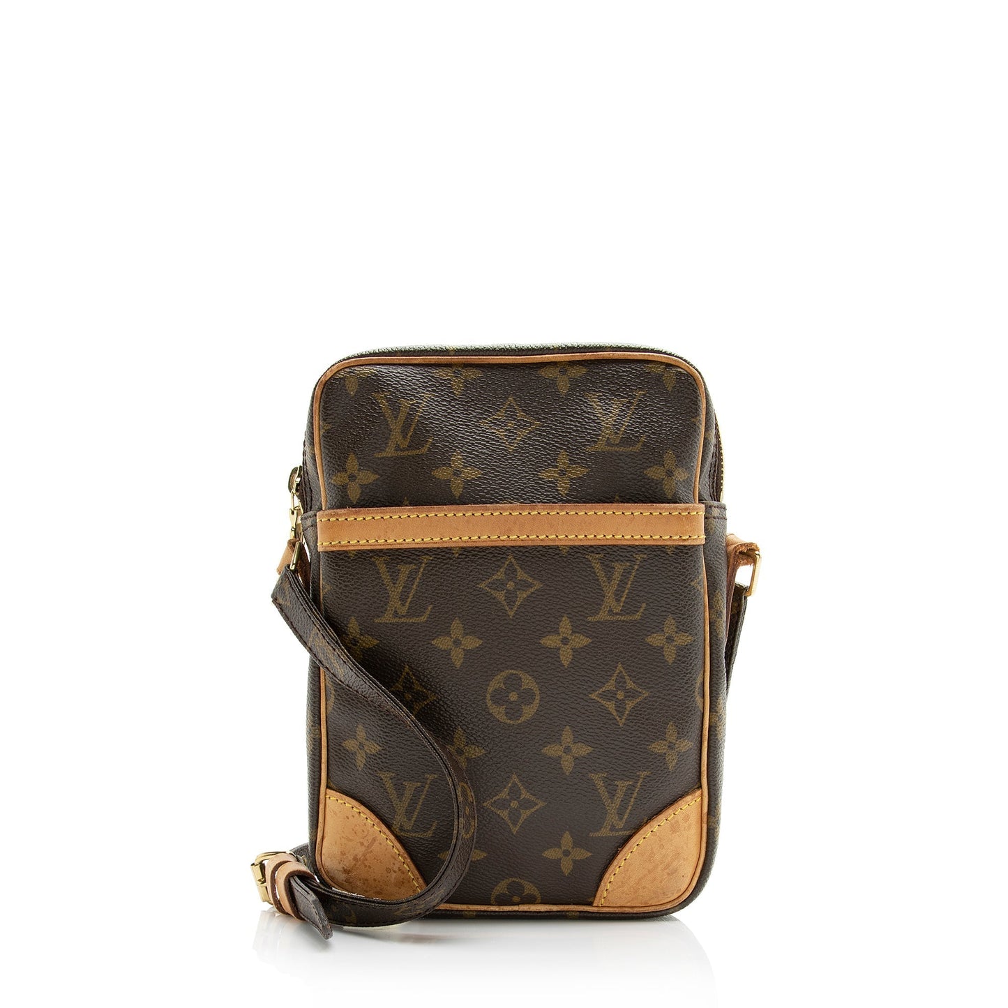 Louis Vuitton Vintage Monogram Canvas Danube Shoulder Bag (SHF-23753)
