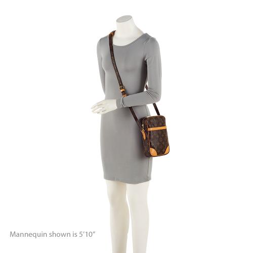 Louis Vuitton Vintage Monogram Canvas Danube Shoulder Bag (SHF-23753)