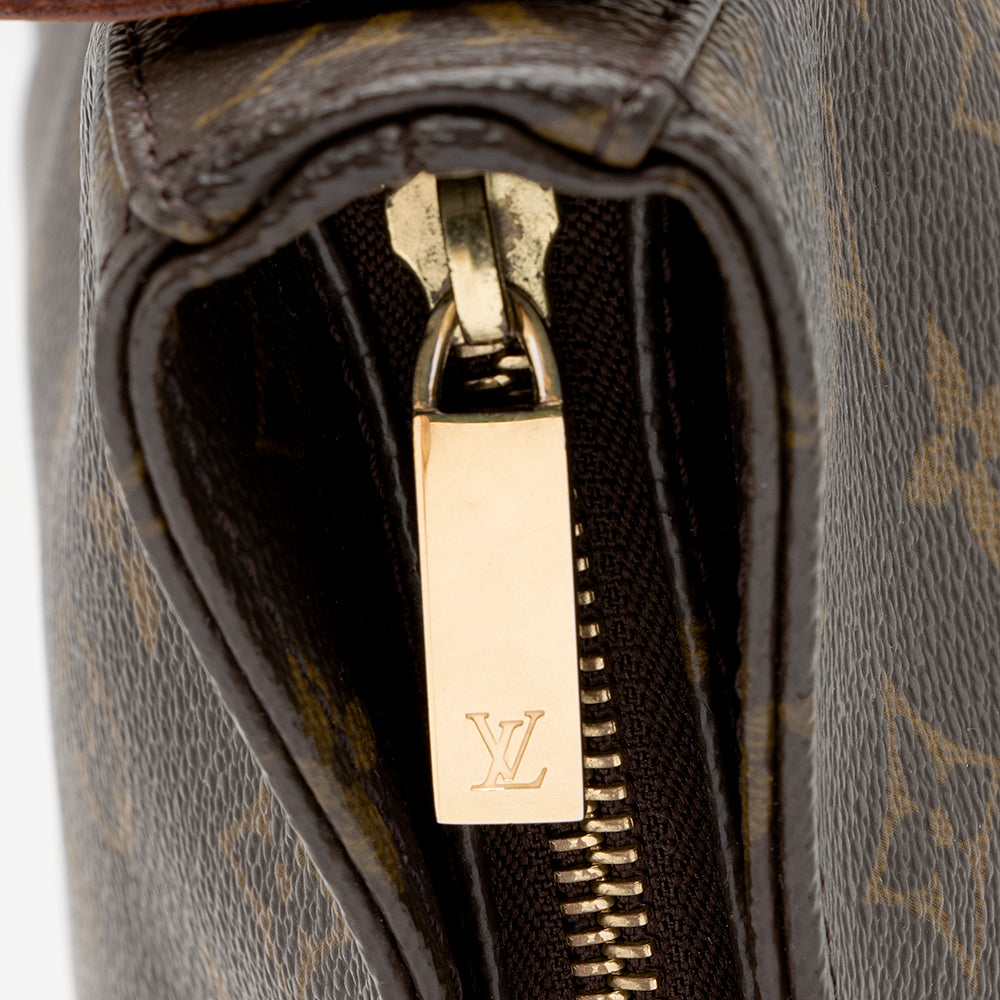 Louis Vuitton Vintage Monogram Canvas Looping GM Shoulder Bag (SHF-21787)