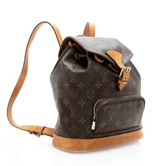 Louis Vuitton Vintage Monogram Canvas Montsouris MM Backpack (SHF-18913)