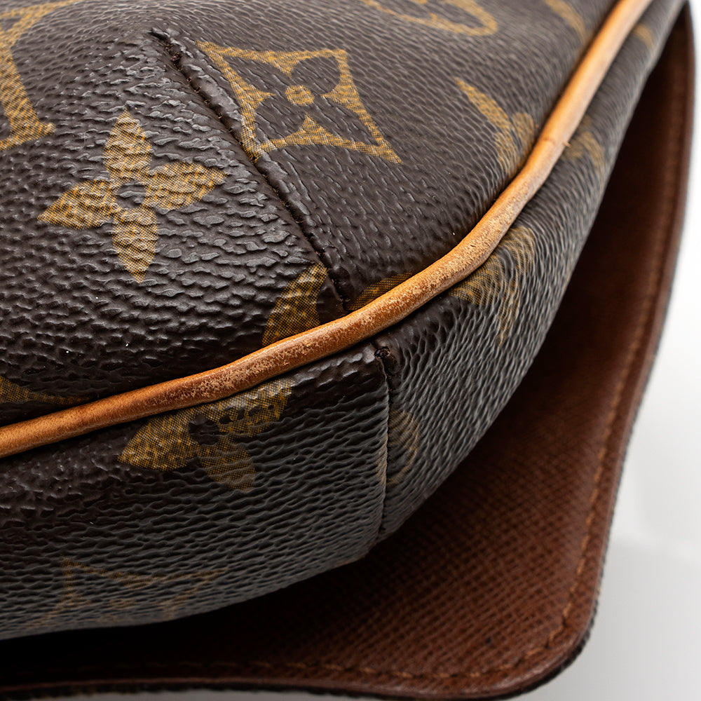 Louis Vuitton Vintage Monogram Canvas Musette Tango Shoulder Bag (SHF-20339)