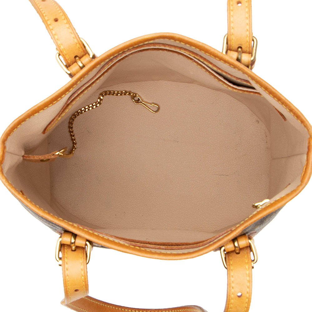 Louis Vuitton Vintage Monogram Canvas Petit Bucket Tote (SHF-21631)